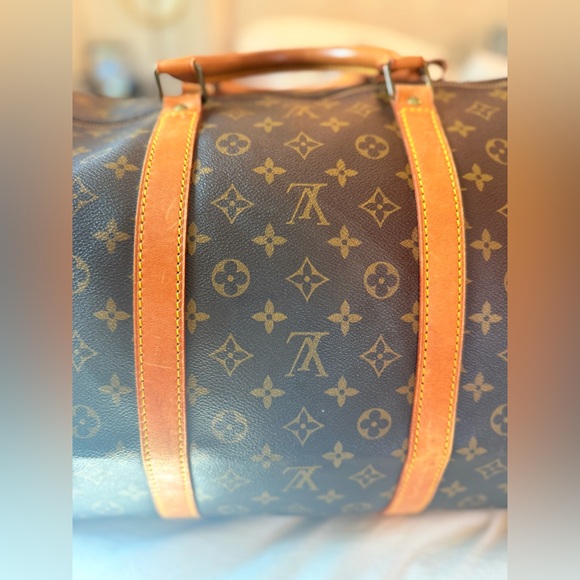 Louis Vuitton Keepall Bandoulière 60 Monogram Canvas Duffle Bag - vintage - Picture 8 of 15